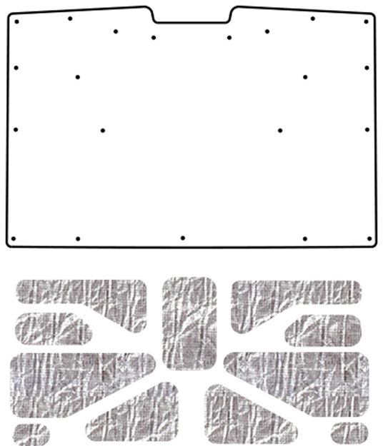 Picture of 1981-87 GMC Truck QuietRide AcoustiHood Under Hood Cover Kit
