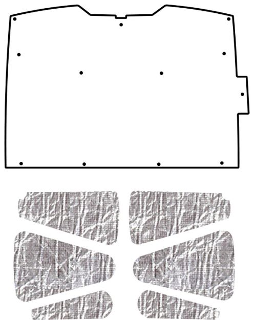 Picture of 1994-2004 GMC Sonoma Truck QuietRide Solutions AcoustiHood Under Hood Cover Kit