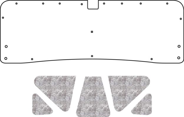Picture of 1967-1969 Chevy Camaro AcoustiTrunk Sound & Heat Barrier Kit