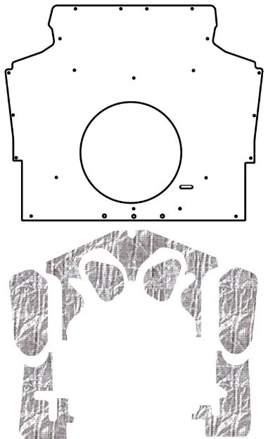 Picture of 1975-1981 Chevrolet Camaro AcoustiHood Under-Hood Insulation and Sound Barrier Kit
