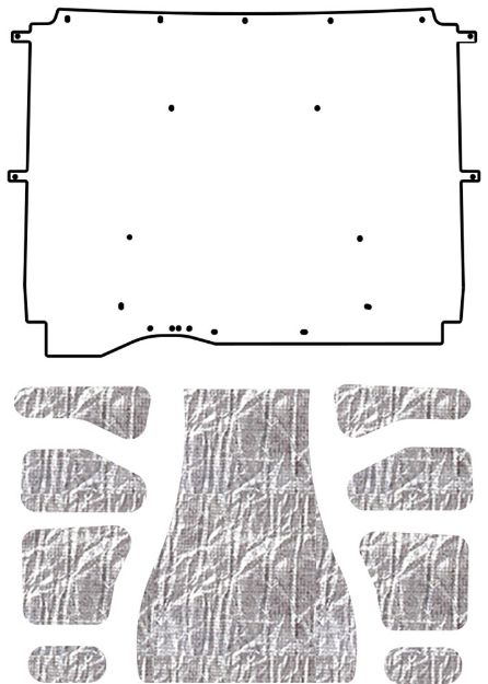 Picture of 1982-1992 Chevrolet Camaro F-Body AcoustiHood Under-Hood Insulation and Sound Barrier Kit