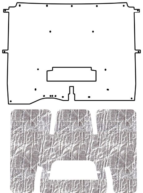 Picture of 1982-1992 Camaro F-Body QuietRide Solutions AcoustiHood Cover Kit with HeatShield Insulation