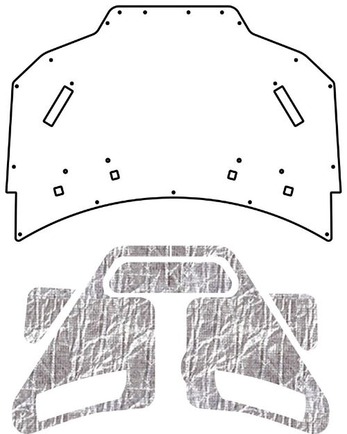 Picture of 1993-1997 Camaro F-Body AcoustiHood Under-Hood Insulation & Sound Barrier Kit