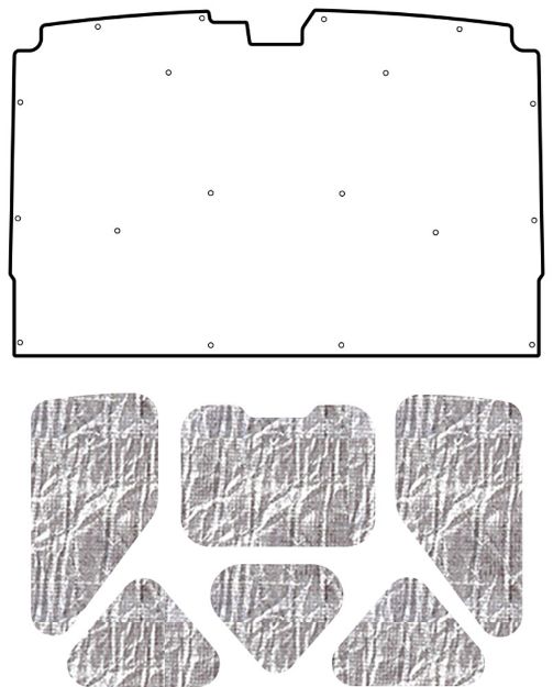 Picture of 1978-83 Chevy G-Body QuietRide AcoustiHood Cover Kit with HeatShield Insulation Panels