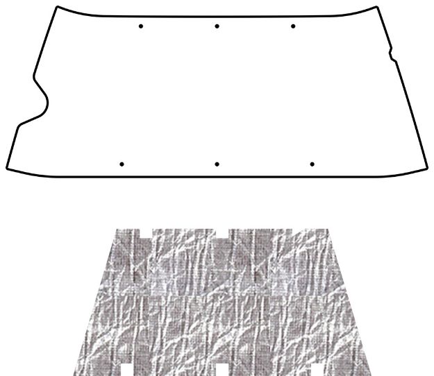 Picture of 1955-71 Jeep /6 QuietRide AcoustiHood Under Hood Cover Kit