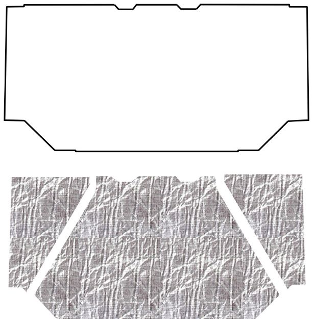 Picture of 1962-1988 Jeep Gladiator AcoustiHood Under-Hood Insulation and Sound Barrier Kit