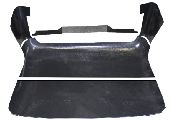 Picture of 1966-73 Jeepster Commando QuietRide AcoustiTrunk Molded Headliner and Quarter Panels Set