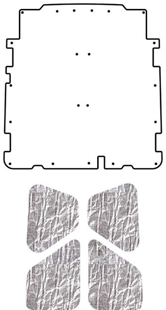 Picture of 1965 Lincoln Continental AcoustiHood Under-Hood Insulation and Sound Barrier Kit
