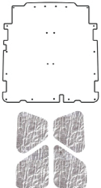 Picture of 1966-1969 Lincoln Continental AcoustiHood Under-Hood Insulation and Sound Barrier Kit