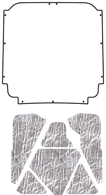 Picture of 1970-1977 Ford Maverick AcoustiHood Under-Hood Insulation and Sound Barrier Kit