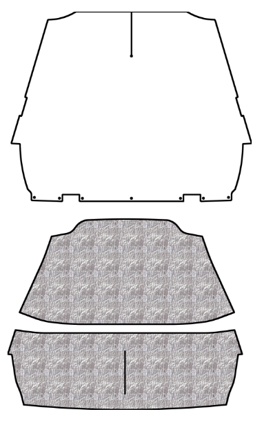 Picture of 1949-1951 Mercury AcoustiHood Under-Hood Insulation and Sound Barrier Kit by QuietRide Solutions