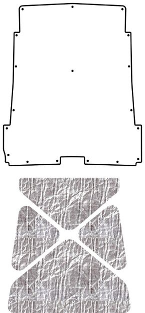 Picture of 1959 Mercury AcoustiHood Under-Hood Insulation & Sound Barrier Kit