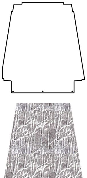 Picture of 1975-1980 MG Midget QuietRide Solutions AcoustiHood Under-Hood Insulation Kit