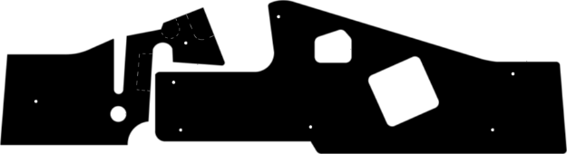 Picture of 1970-1976 Mopar A-Body QuietRide Firewall Insulator Pad with Heat and Sound Barrier