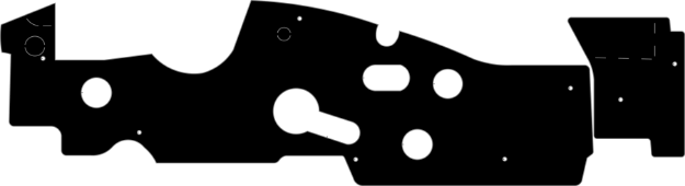 Picture of 1966-1970 Mopar B-Body QuietRide Firewall Insulator Pad with Heat & Sound Barrier