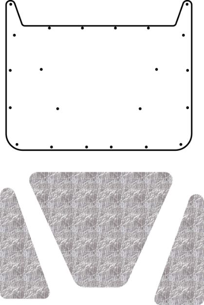 Picture of 1965 Plymouth Belvedere QuietRide AcoustiHood Under-Hood Insulation Sound Barrier Kit