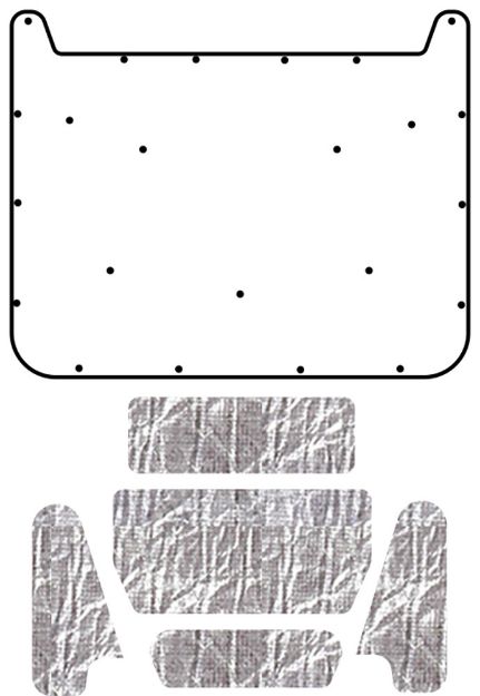 Picture of 1971-1974 Plymouth Road Runner/Satellite QuietRide Solutions AcoustiHood Cover Kit with HeatShield Insulation