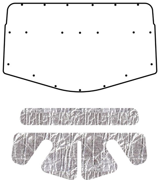 Picture of 1975-1977 Chrysler Cordoba QuietRide AcoustiHood Under-Hood Insulation Kit
