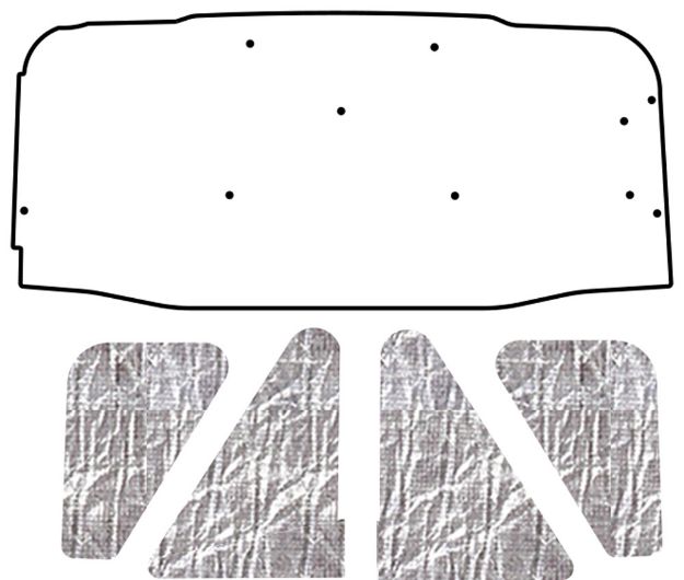 Picture of 2005-2010 Chrysler 300 QuietRide AcoustiHood Under-Hood Insulation & Sound Barrier Kit