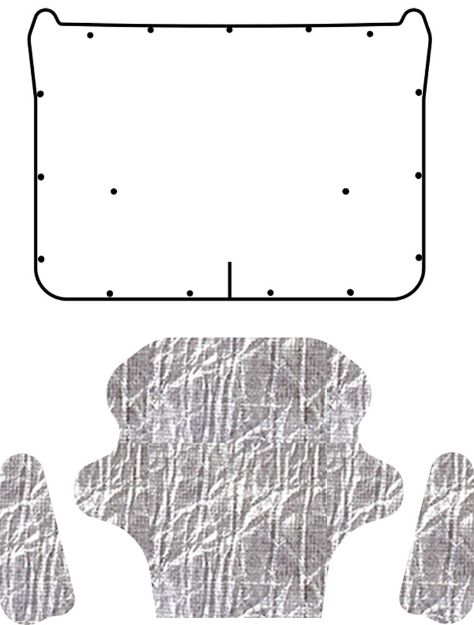 Picture of 1970-74 Dodge Challenger QuietRide AcoustiHood Cover Kit with HeatShield Insulation