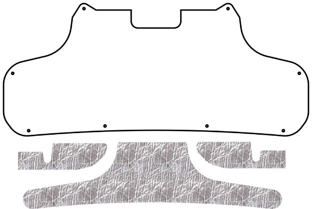Picture of 2010-2012 Ford Mustang AcoustiHood Under-Hood Insulation & Sound Barrier Kit