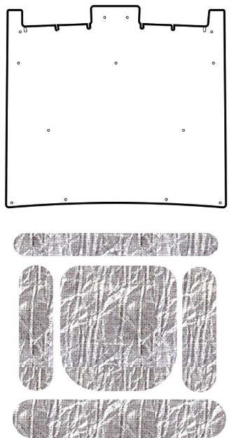 Picture of 1967-1968 Ford Mustang Coupe AcoustiHood Under-Hood Insulation and Sound Barrier Kit