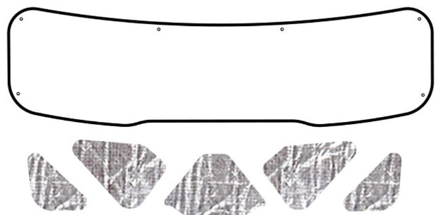 Picture of 1979-1993 Ford Mustang AcoustiTrunk Compartment Sound & Heat Barrier Kit