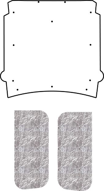 Picture of 1994-1998 Mustang AcoustiHood Under-Hood Insulation and Sound Barrier Kit by QuietRide Solutions