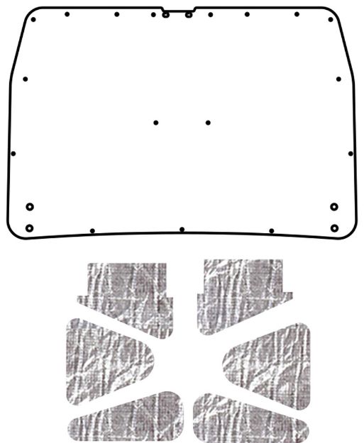 Picture of 1962-1965 Chevy Nova QuietRide Solutions AcoustiTrunk Sound & Heat Barrier Kit
