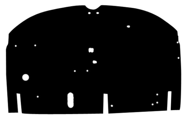 Picture of 1928-1929 Packard Firewall Insulator by QuietRide Solutions - Heat & Sound Barrier Pad