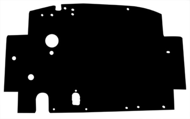 Picture of 1932 Packard Super 8 QuietRide Firewall Insulator Pad with Heat and Sound Barrier