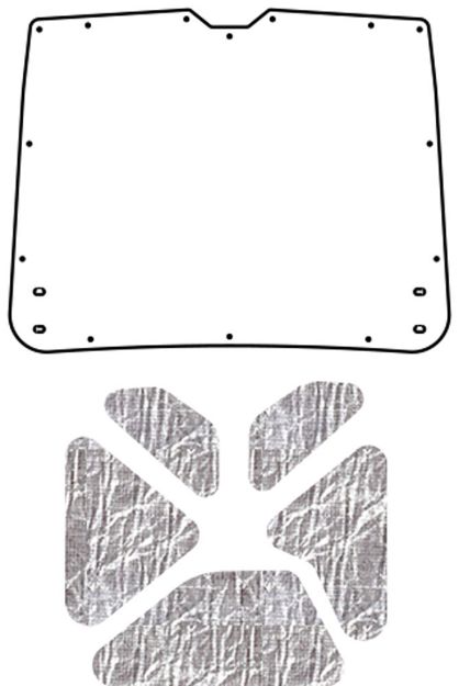 Picture of 1957 Ford Thunderbird QuietRide AcoustiTrunk Compartment Sound & Heat Barrier Kit