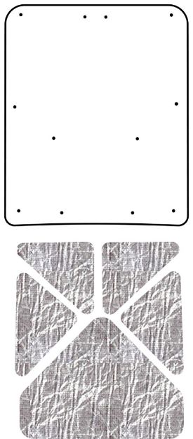 Picture of 1966 Ford Thunderbird QuietRide AcoustiHood Under Hood Cover Kit with Heatshield Panels and Installation Accessories