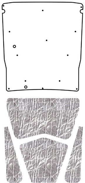 Picture of 1970-1971 Ford Torino AcoustiHood Under-Hood Insulation & Sound Barrier Kit