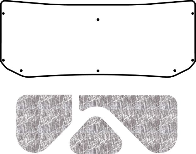 Picture of 1972-1976 Ford Torino QuietRide AcoustiTrunk Sound & Heat Barrier Kit