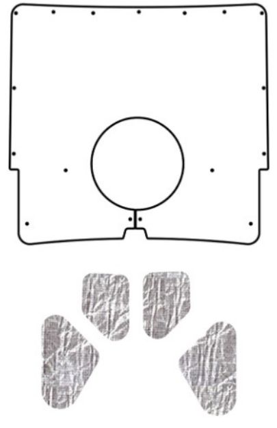 Picture of 1967-1969 Camaro AcoustiHood Under-Hood Insulation Sound Barrier Kit