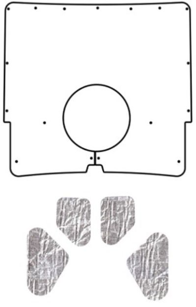 Picture of 1967-1969 Camaro AcoustiHood Under-Hood Insulation & Sound Barrier Kit