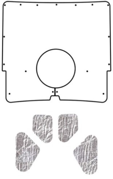Picture of 1967-1969 Camaro AcoustiHood Under-Hood Insulation & Sound Barrier Kit by QuietRide Solutions