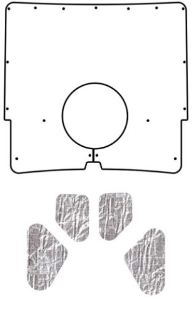 Picture of 1967-1969 Camaro AcoustiHood Under-Hood Insulation & Sound Barrier Kit by QuietRide Solutions