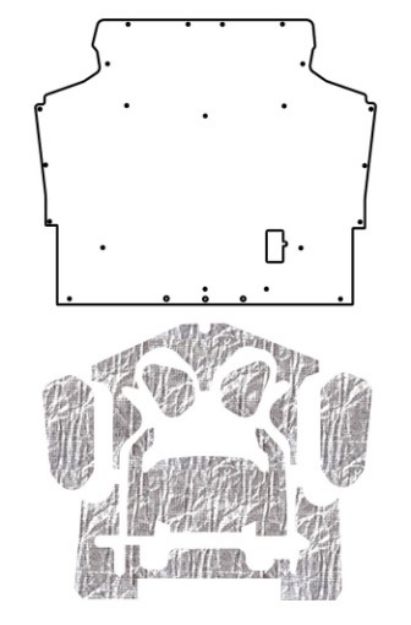 Picture of 1975-81 Camaro F-Body QuietRide AcoustiHood Under Hood Cover Kit