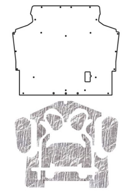 Picture of 1975-1981 Camaro F-Body QuietRide AcoustiHood Under Hood Cover Kit