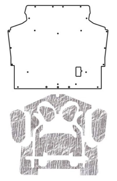 Picture of 1975-1981 Camaro AcoustiHood Under Hood Cover Kit by QuietRide Solutions
