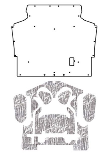 Picture of 1975-1981 Camaro F-Body AcoustiHood Under-Hood Insulation & Sound Barrier Kit by QuietRide Solutions
