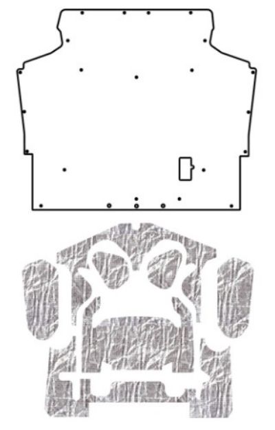 Picture of 1975-1981 Camaro F-Body AcoustiHood Under Hood Cover Kit by QuietRide Solutions
