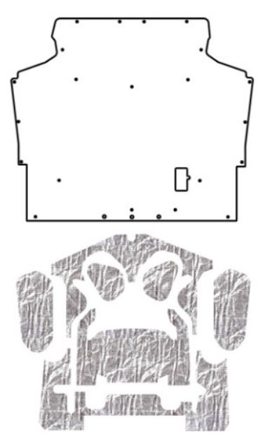 Picture of 1975-81 Camaro AcoustiHood Cover Kit by QuietRide Solutions with Heatshield Panels and Installation Accessories