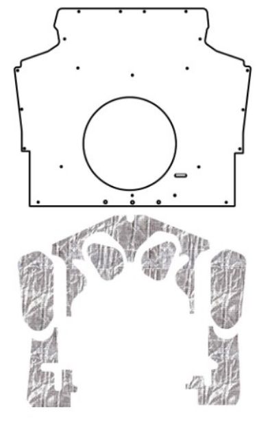 Picture of 1975-1981 Camaro F-Body QuietRide Solutions AcoustiHood Induction Under Hood Cover Kit