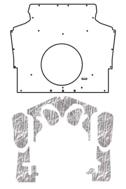 Picture of 1975-1981 Camaro F-Body AcoustiHood Induction Hood Cover Kit by QuietRide Solutions