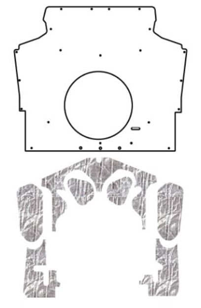 Picture of 1975-1981 Camaro F-Body AcoustiHood Induction Hood Cover Kit by QuietRide Solutions