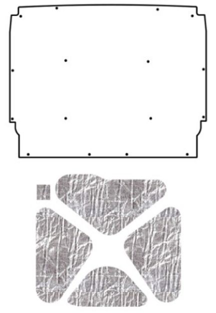 Picture of 1962-65 Nova QuietRide Solutions AcoustiHood Under Hood Cover Kit with Heatshield Panels