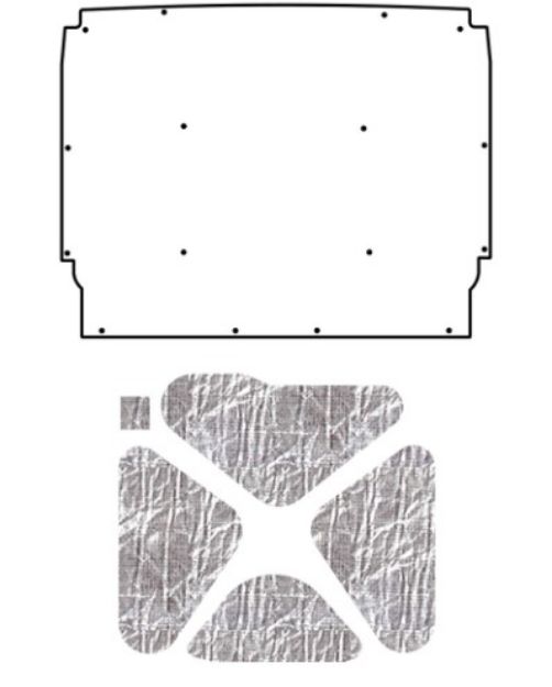 Picture of 1962-65 Chevy Nova QuietRide AcoustiHood Under Hood Cover Kit